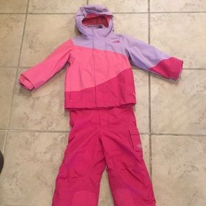 North Face kids ski outfit